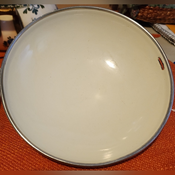 Vintage Germany ASTA 1851 Floral Metal Enamel Lid HANDLES BENIFITS CHARITY - Picture 6 of 9